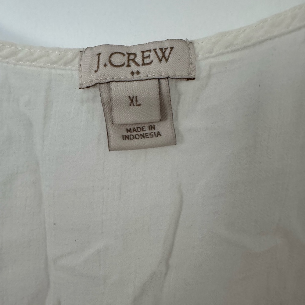 J. Crew White Sleeveless Dress XL - Picture 5 of 7